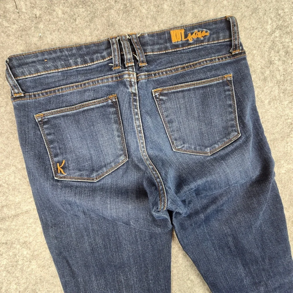 Kut from the Kloth Mia Toothpick Skinny Jeans Dark Wash Blue Size 2 KP271MA6R